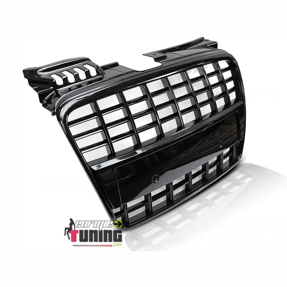 05580 - europetuning - CALANDRE SPORT NOIRE BRILLANTE LOOK S-LINE COMPATIBLE AUDI A4 B7 2004-2008