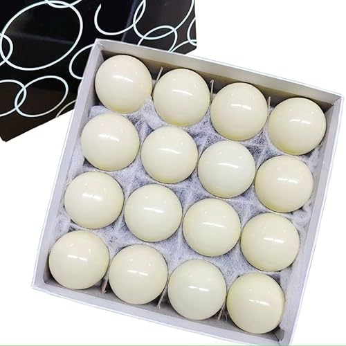 Miniatura 5 de Juego de bolas de billar estándar de 16 bolas de mesa de billar de 2-1/4 pulgadas de repuesto, accesorios profesionales para mesa de billar