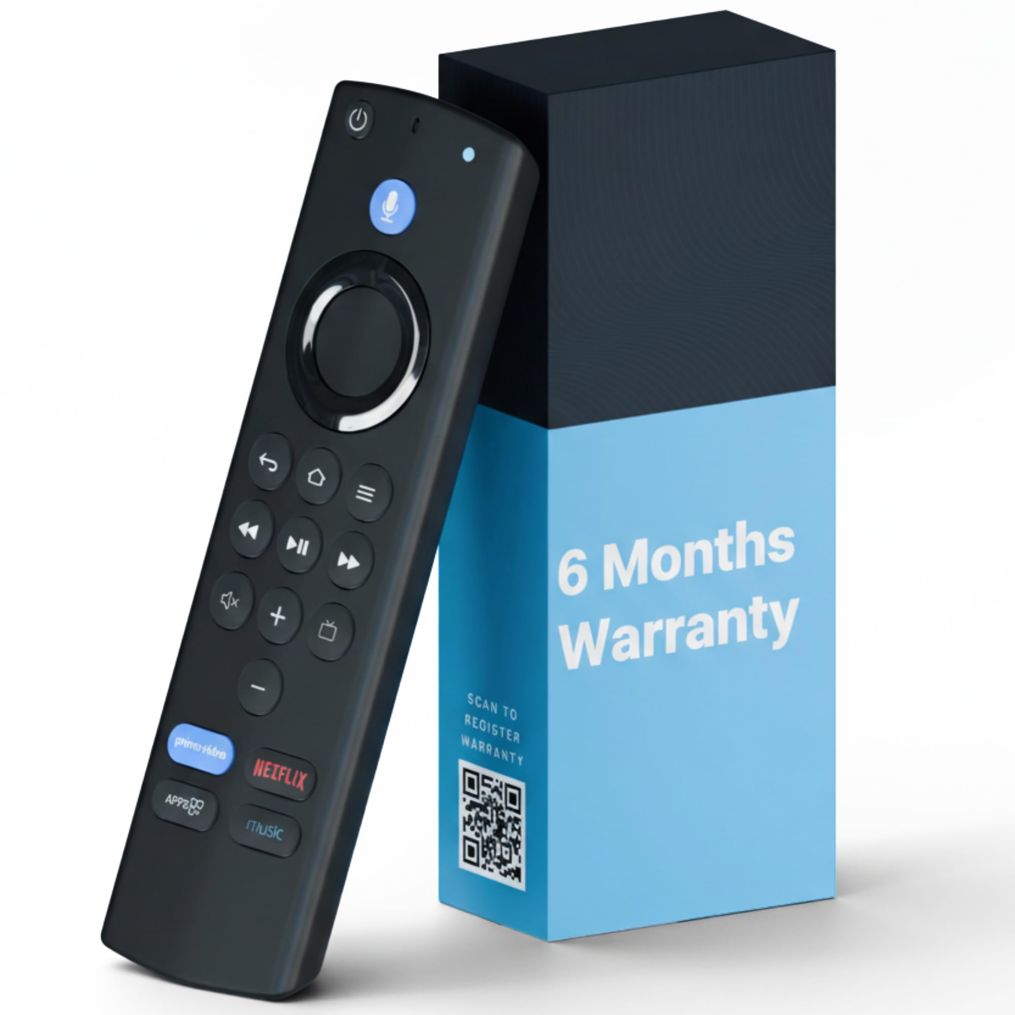 ZdalaMit Original Replacement Voice Remote Control for FlRE TV Stick and for AMZ FlRE TV Stick, Black