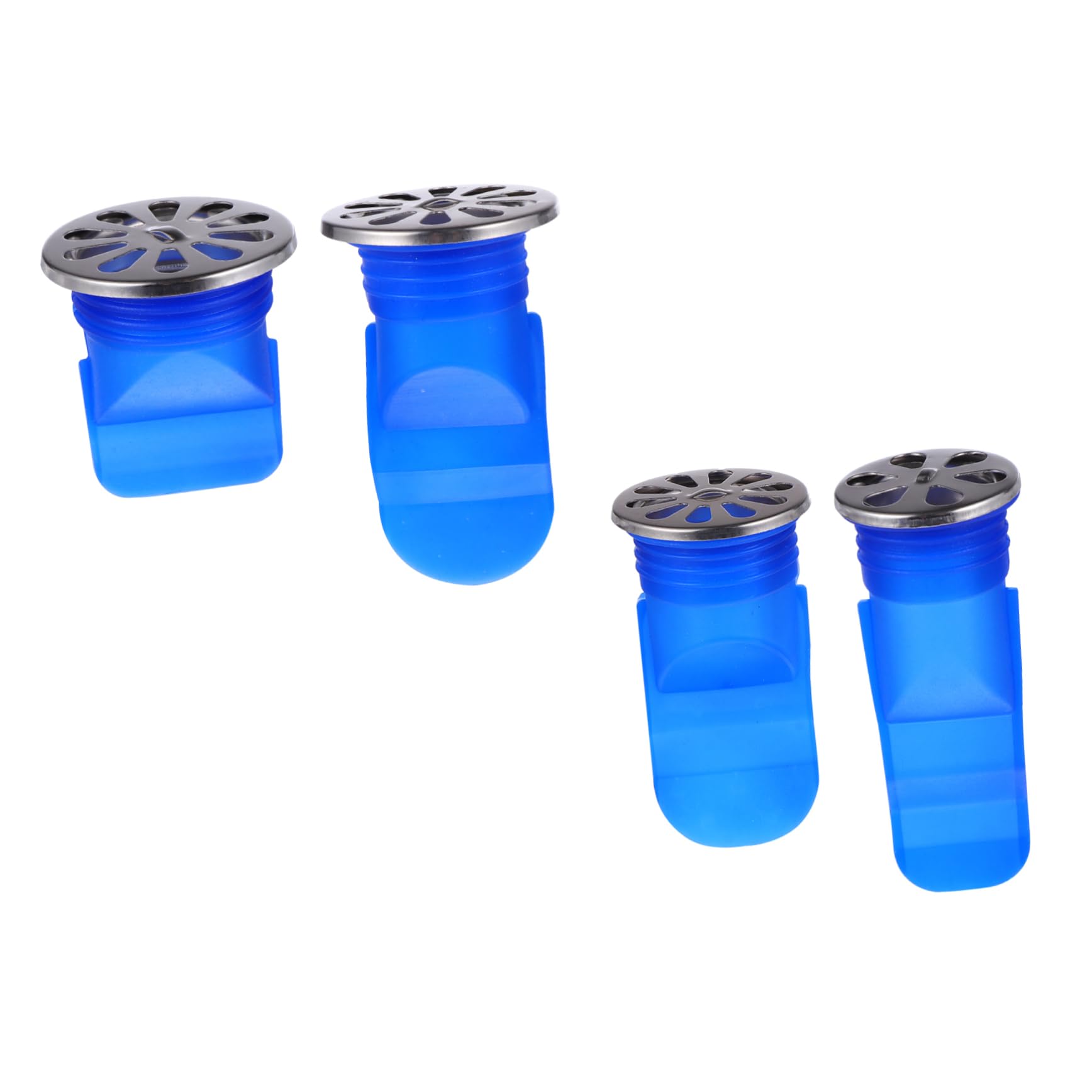 ULTECHNOVO Floor Drain Cover Seal Ring 4-Pack Silicone Core for Bathroom Kitchen Shower Drain Odour Stopper Anti Backflow