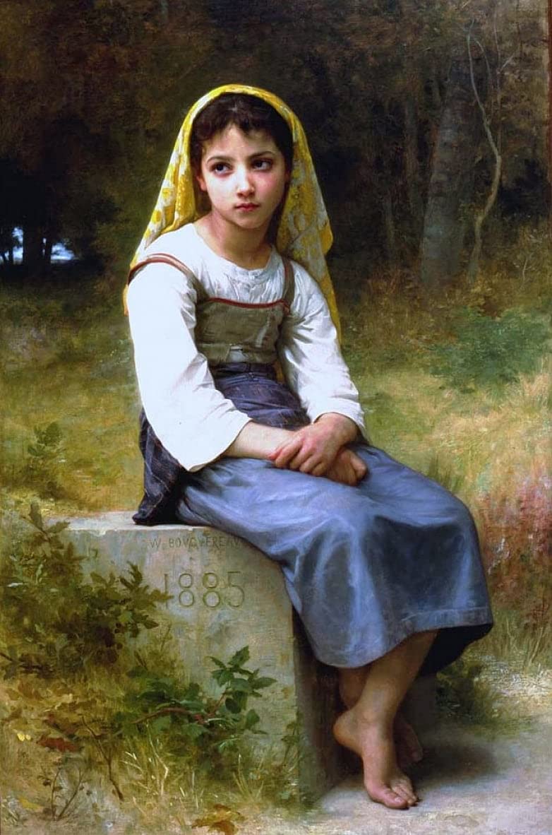 Impression toile Jeunes gitans de Bouguereau pour une décoration murale de chambre
