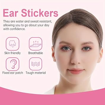 30PCS Cosmetic Ear Corrector,E-a-r Stickers Correctors,E/a/r Tape for Big Ears,Waterproof Ear Sti/ckers,Solve Big Ea-r Problem with E-ar Stick/ers,Clear Ea/r Support Patches,E/ar Corre/ctors Adults