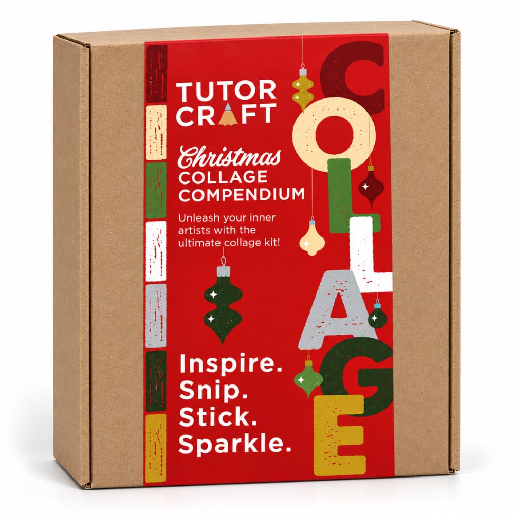 TutorCraft Kit di artigianato natalizio per bambini Set di arti e mestieri festivi