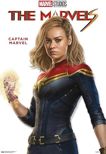 Miniatura 51 de Trends International Marvel The Marvels - Póster de pared de la serie Captain Marvel Feature Series, 22.37 x 34.00 pulgadas, versión enmarcada