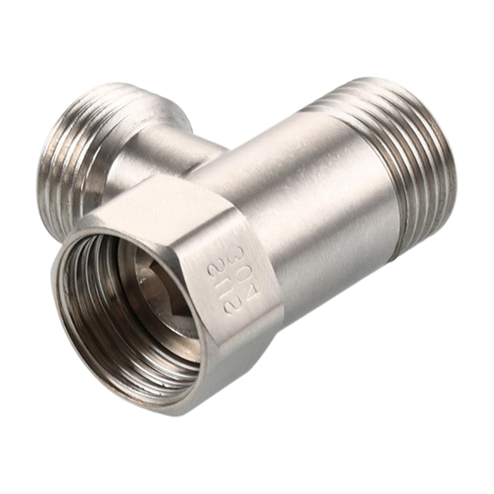 Leakproof Stainless Steel Triple Connection Adapters Suitable for Efficient Liquid Flows Management Irrigation Systems Irrigation Plumbing Splitter