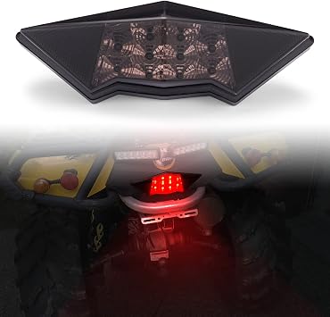 A & UTV PRO LED Tail Light for Can-Am Outlander 400 500 650 800 2008-2023, Rear Brake Stop Taillights Tail Lamps Assembly Accessories, Smoked, Replace OEM # 710001203, 1PC