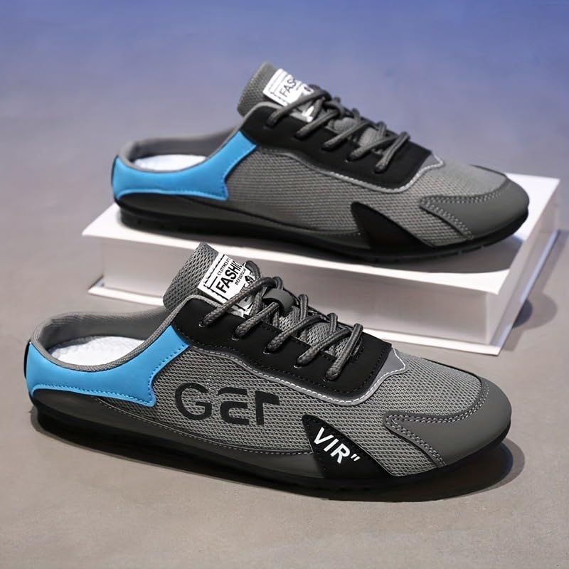 Men's Slip-On Casual Sandals - Non-Slip, Durable, Breathable Mesh Lining, PU Upper, Indoor, Vacation, and Casual Attire2