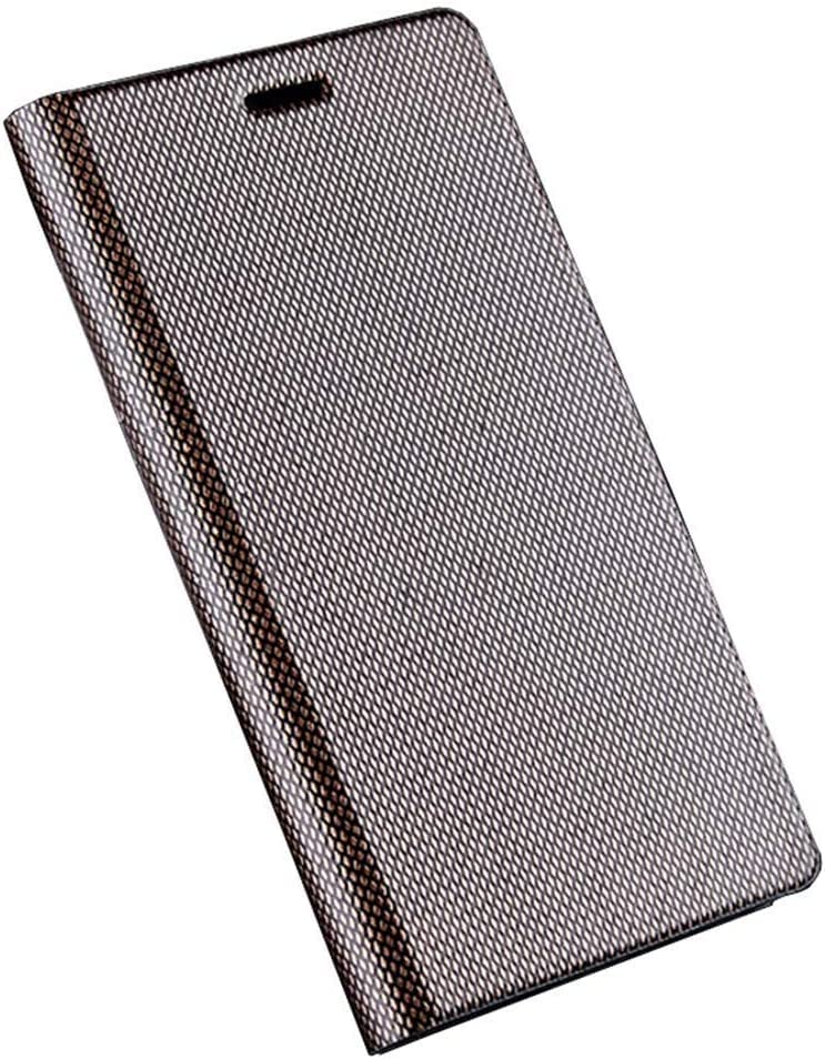 Étui iPhone 11 anti-chute à rabat en cuir argenté pour éviter les écrans brisés