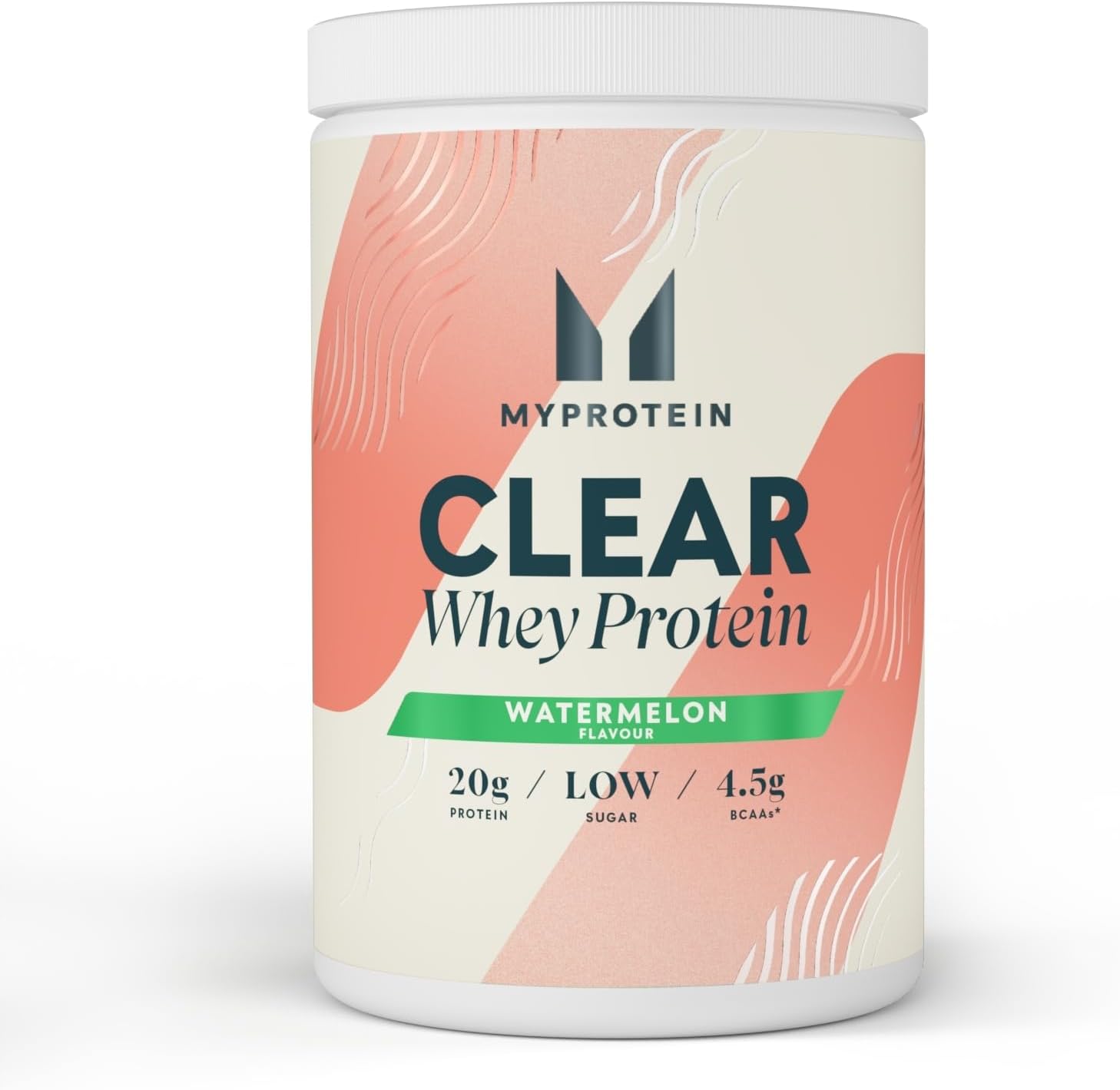 Clear Whey Isolate Protein Powder - Watermelon - 870g - 20 Servings - Cool and Refreshing Whey Protein Shake Alternative - 20g Protein and 4g BCAA per Serving