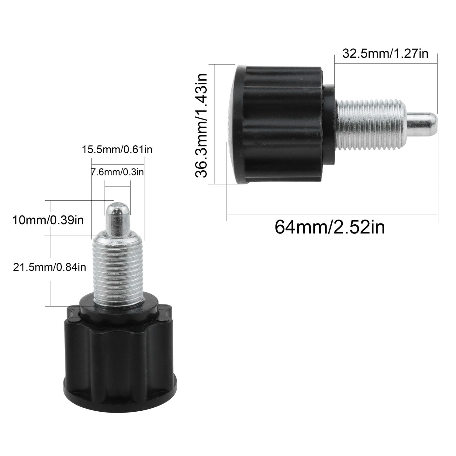 Pop Pull Pin Knob Mfingey Pull-up Spring Knob Pop Pin M16 Sports ...