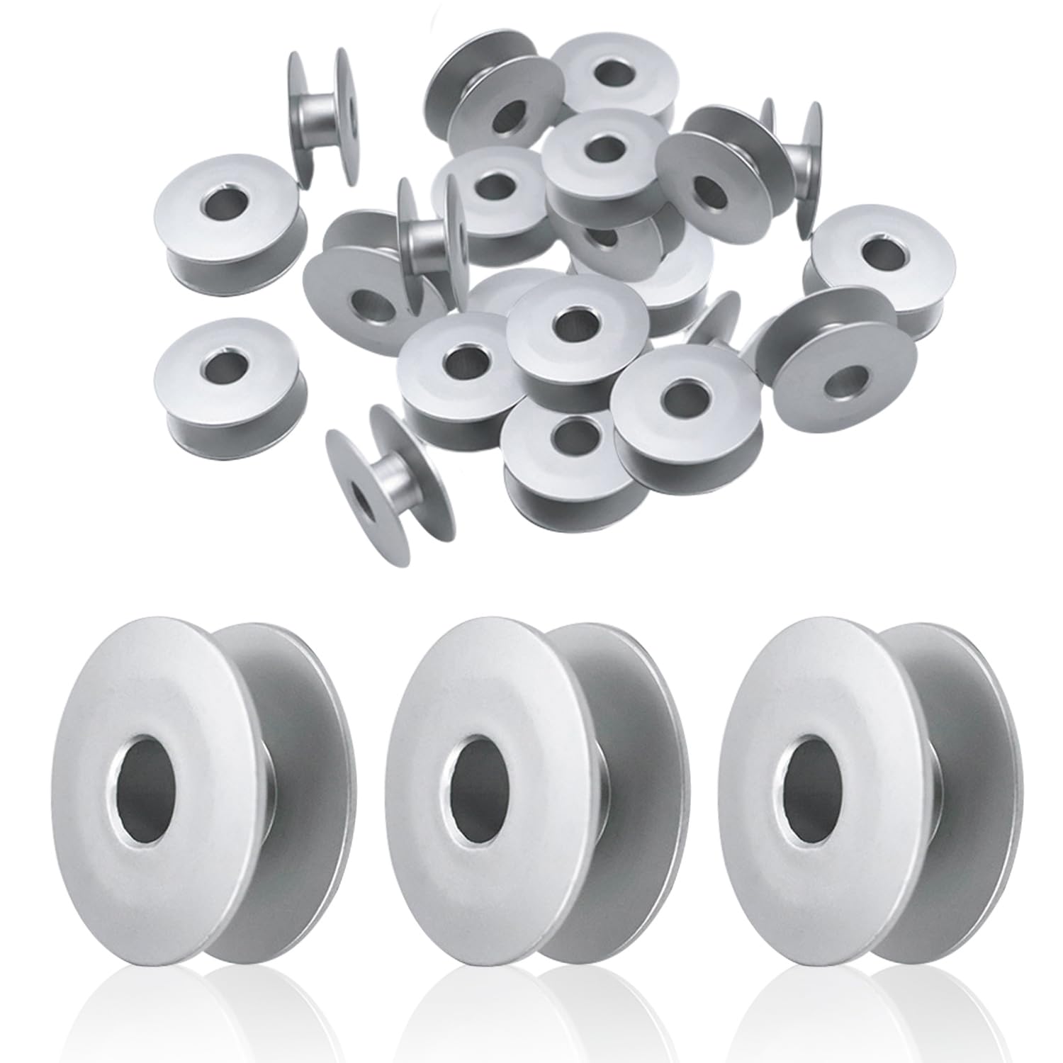 Bobines en métal pour machine à coudre : lot de 100 canettes de rechange 40264A Avion