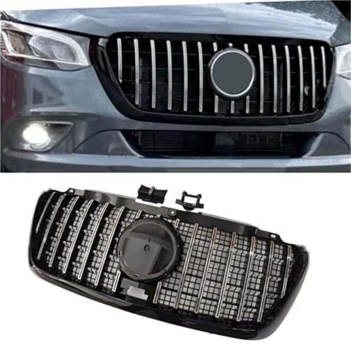 ZcsfcpA Front grille,Compatible with Mercedes-Benz SPRINTER W907 GT 2018-2023,Front grille parts