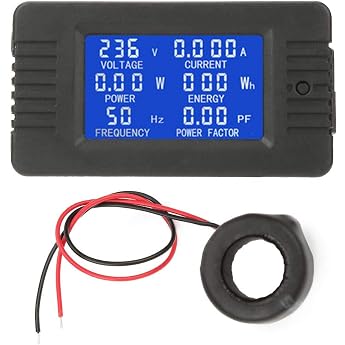 PEACEFAIR PZEM-022 AC Digital Meter Multifunction Tester Voltage Tester 100A Current AC80-260V Multimeter Ammeter Voltmeter with Closed CT