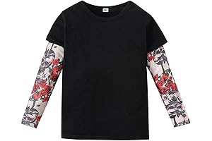 Trendy Toddler Tattoo Sleeve T-Shirt for Boys and Girls