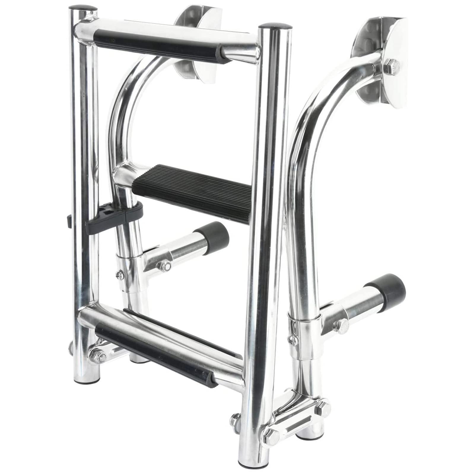 Échelle de bateau pliable sécurisée pour seniors en inox