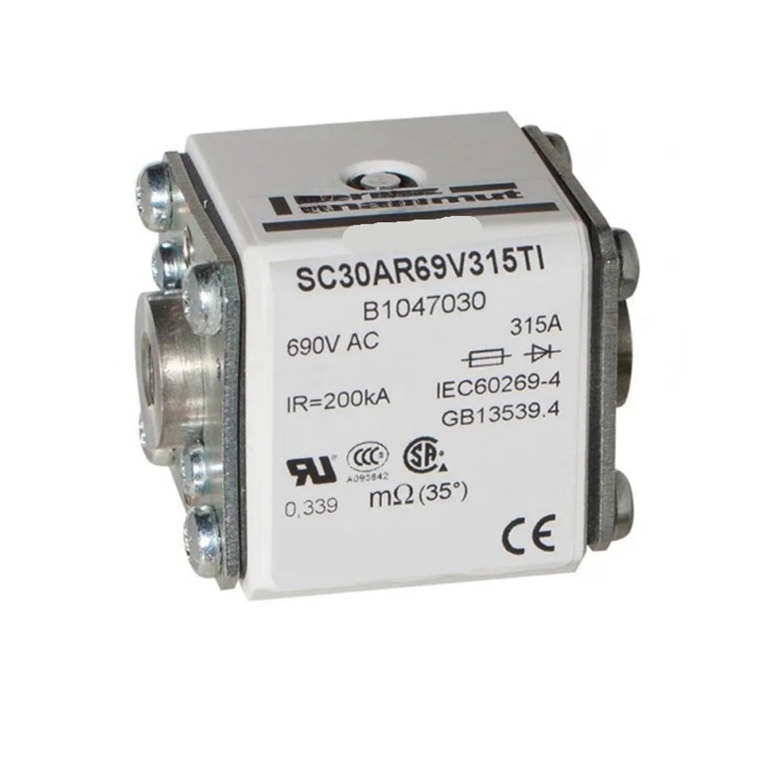 Fusible SC30AR69V250TF et cartouches ultra-rapides format TFM