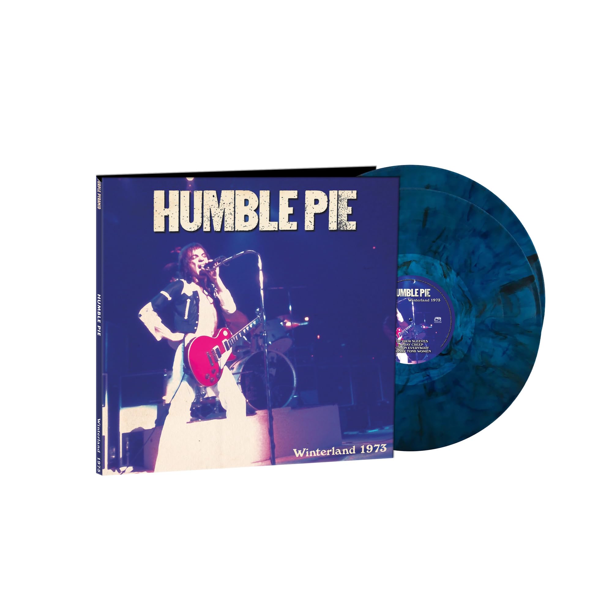 HUMBLE PIE - Winterland 1973 (Deluxe Edition) - limited blue marbled vinyl 2xLP