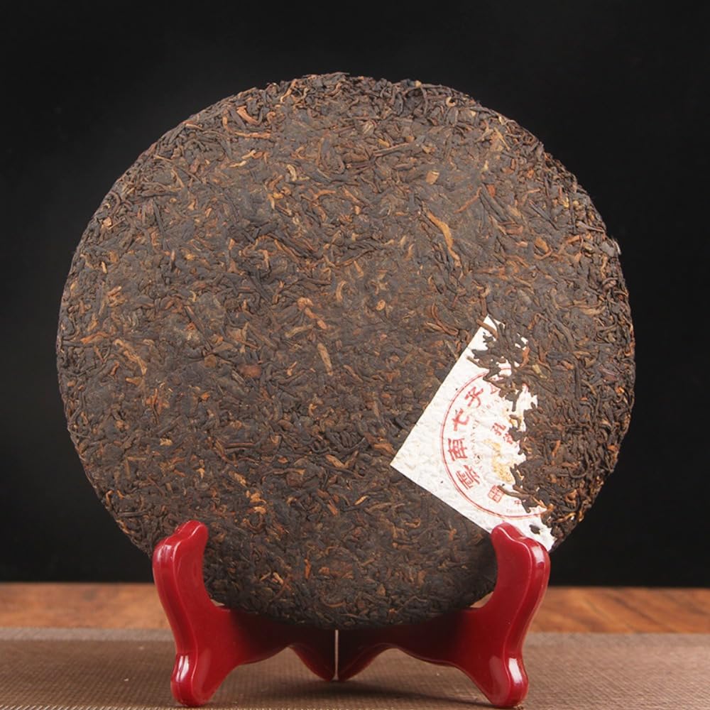 10 anni di tè nero Puerh invecchiato, 357g, Yunnan Bulang Mountain Imperial Pu'er Torta di tè matura