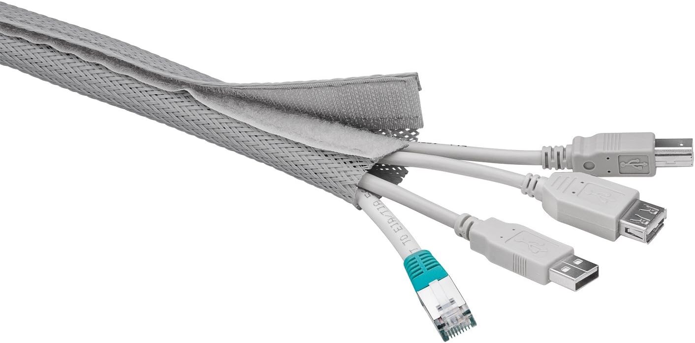 Goobay 51916 WireSleeve, Grey, 1 pezzo - Image 3
