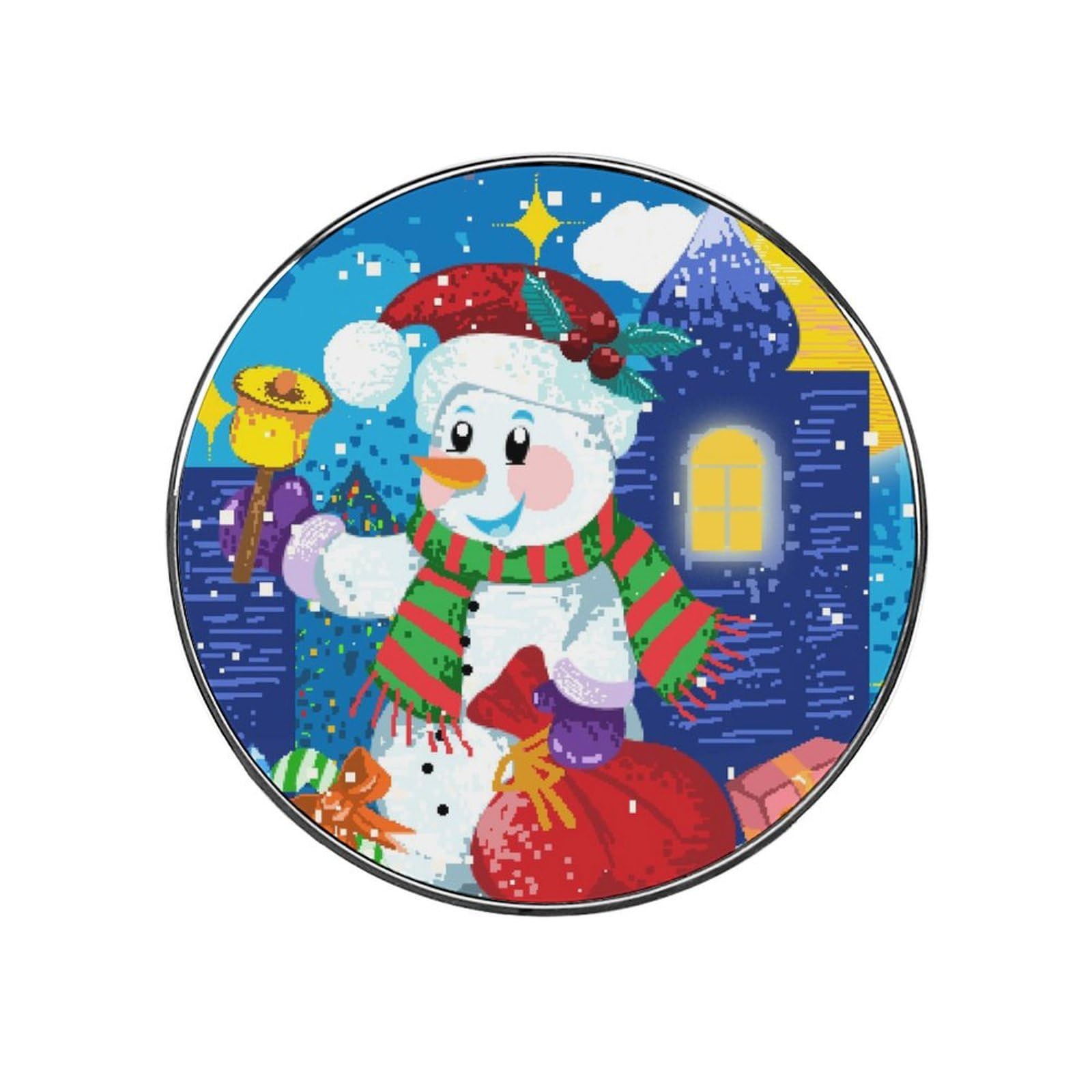 Snowman Refrigerator Magnet Decorative Locker Magnet For Kitchen And Office Home Décor