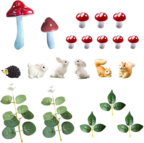 Miniatura 2 de Decoración para tartas de animales del bosque, hongos del bosque, decoración de pasteles para baby shower, cumpleaños, decoración de fiesta temática