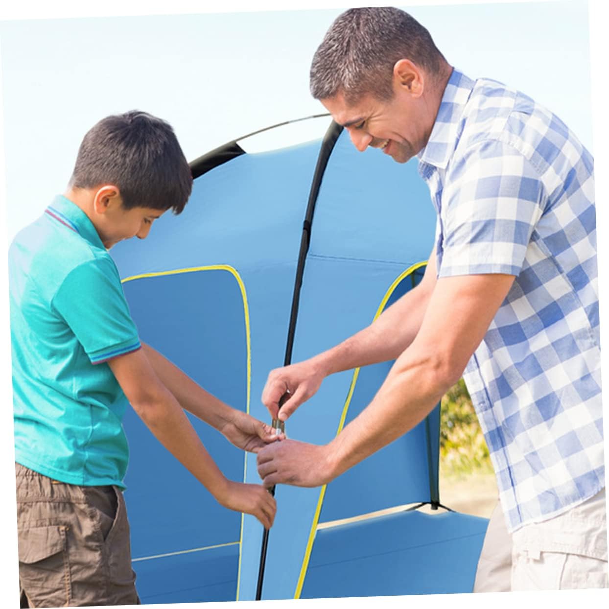 1pc Outdoor Beach Tent Sided Ventilated Sunshade for Camping Picnics Lightweight Design Removable Ground Cloth -uv