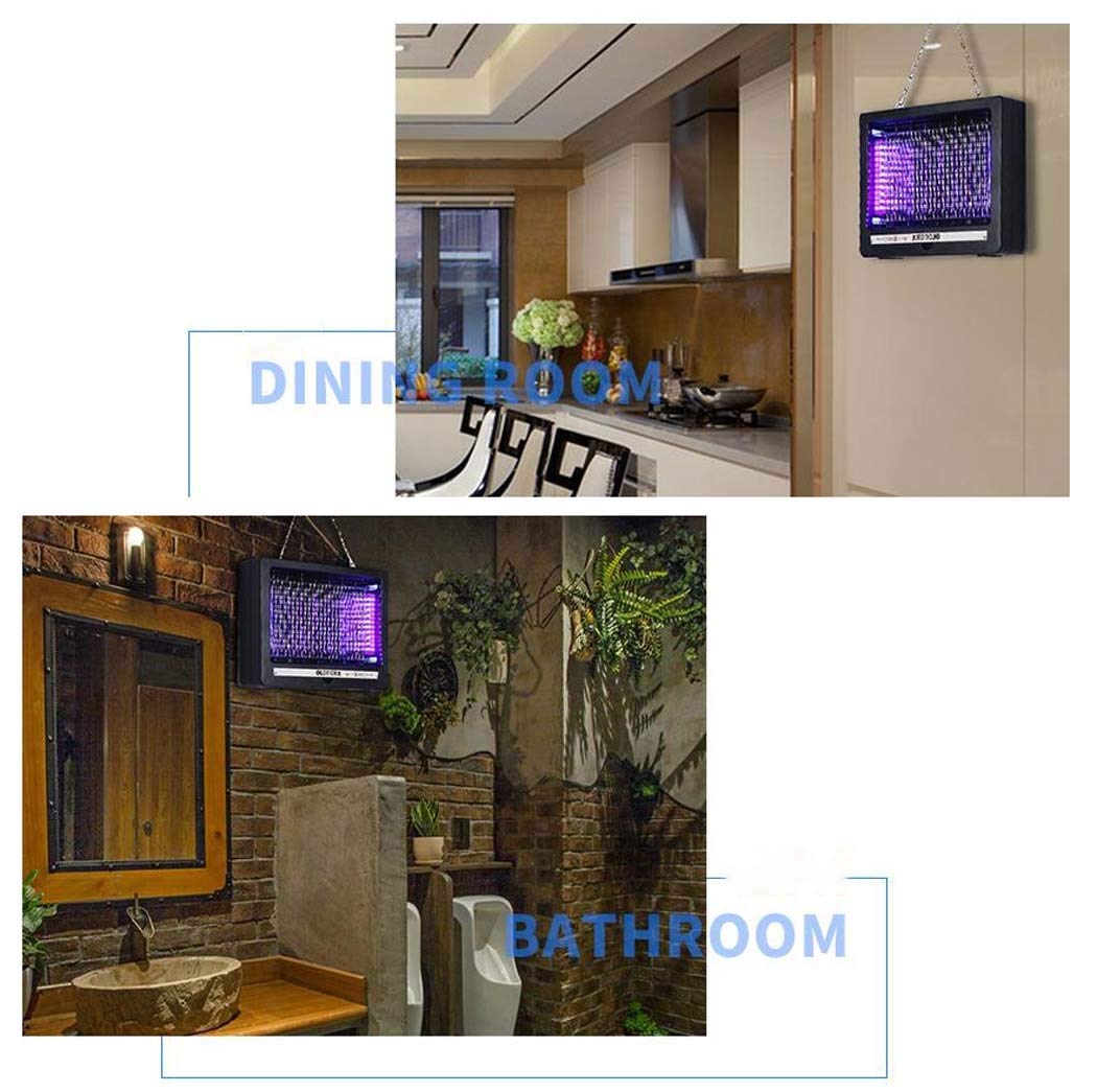 Trappola per zanzare Elettronico Bug Zapper Insetto Volante Repellente per zanzare Lampada antizanzare Eliminatore Interno 7W Trappole antiparassitarie per casa, cucine, uffici, terrazze all'aperto,