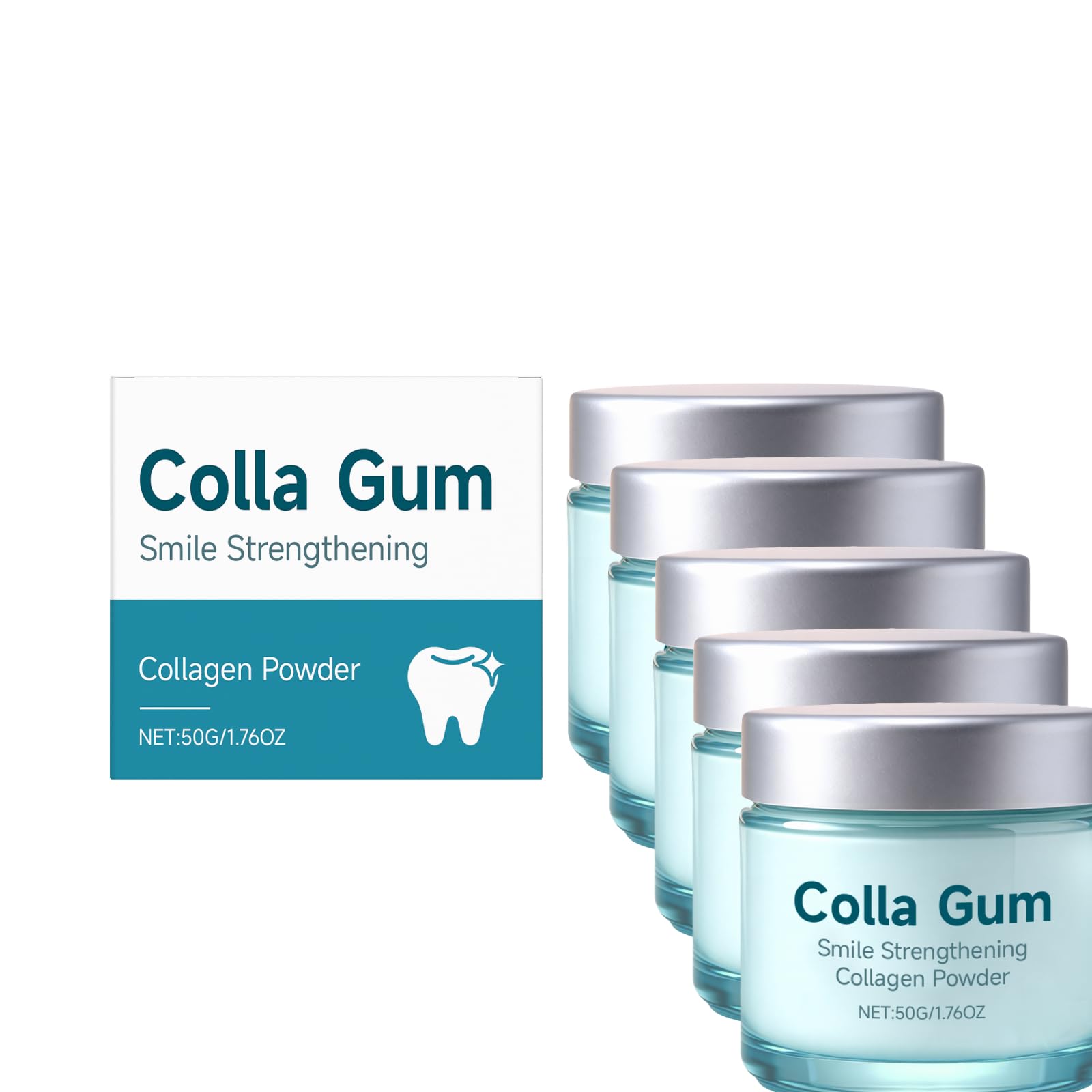 Polvere dentale al collagene Polvere sbiancante denti con idrossiapatite | polvere sbiancante denti idrossiapatite colla per dente cura dentale polvere texture mastice gum