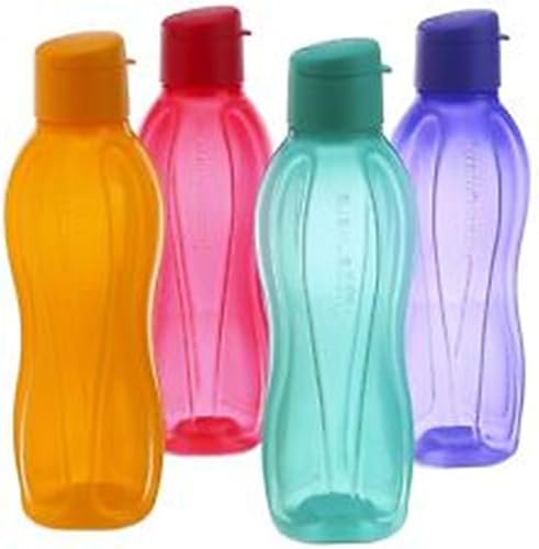 Tupperware Botella de agua Eco Sports Flip Top 16.9 fl oz 4pcs
