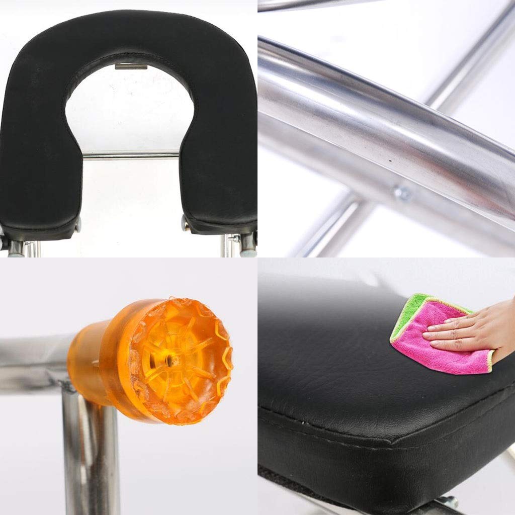 Toilleten Sitz, Bad Sicher Anti-Rutsch-Stuhl Haushalt Tragbar Mobiles WC Toilettenhocker Zum Alter Mann Schwangere Frau (Farbe : Leather Surface, Größe : A-32cm)