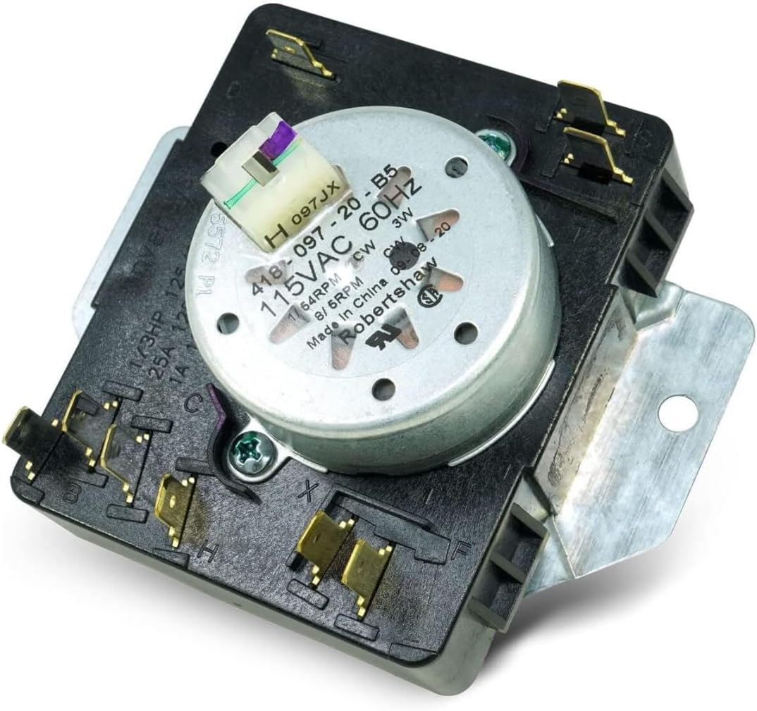Timer Replacement For Kenmore 110.61202011 110.65132411 110.65132410 110.61202013 110.71252011 110.71202011 110.61252011 110.62342510 110.62342511 110.71202015 110.71202012 110.65102310 Dryer