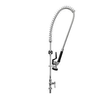 TOP-LINE Single Pantry Deck Mount Pre-Rinse Assembly, Retail Packaging
