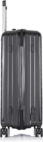 Miniatura 2 de Rockland Equipaje rígido de Praga con ruedas giratorias, Negro -, Equipaje rígido de Praga con ruedas giratorias