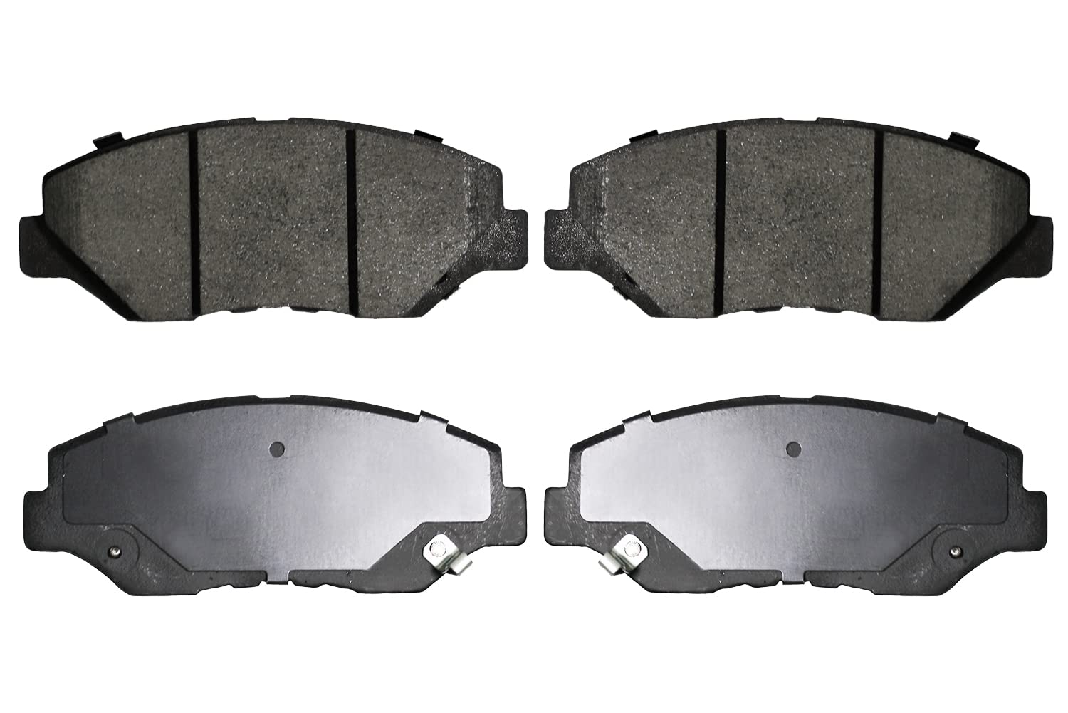 Front Replacement For Ceramic Brake Pad 2003-2008 Honda Pilot - D943 Hardware Fit Included