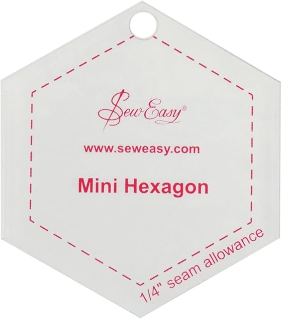 Sew Easy Mini Hexagon Quilting/Patchwork Template
