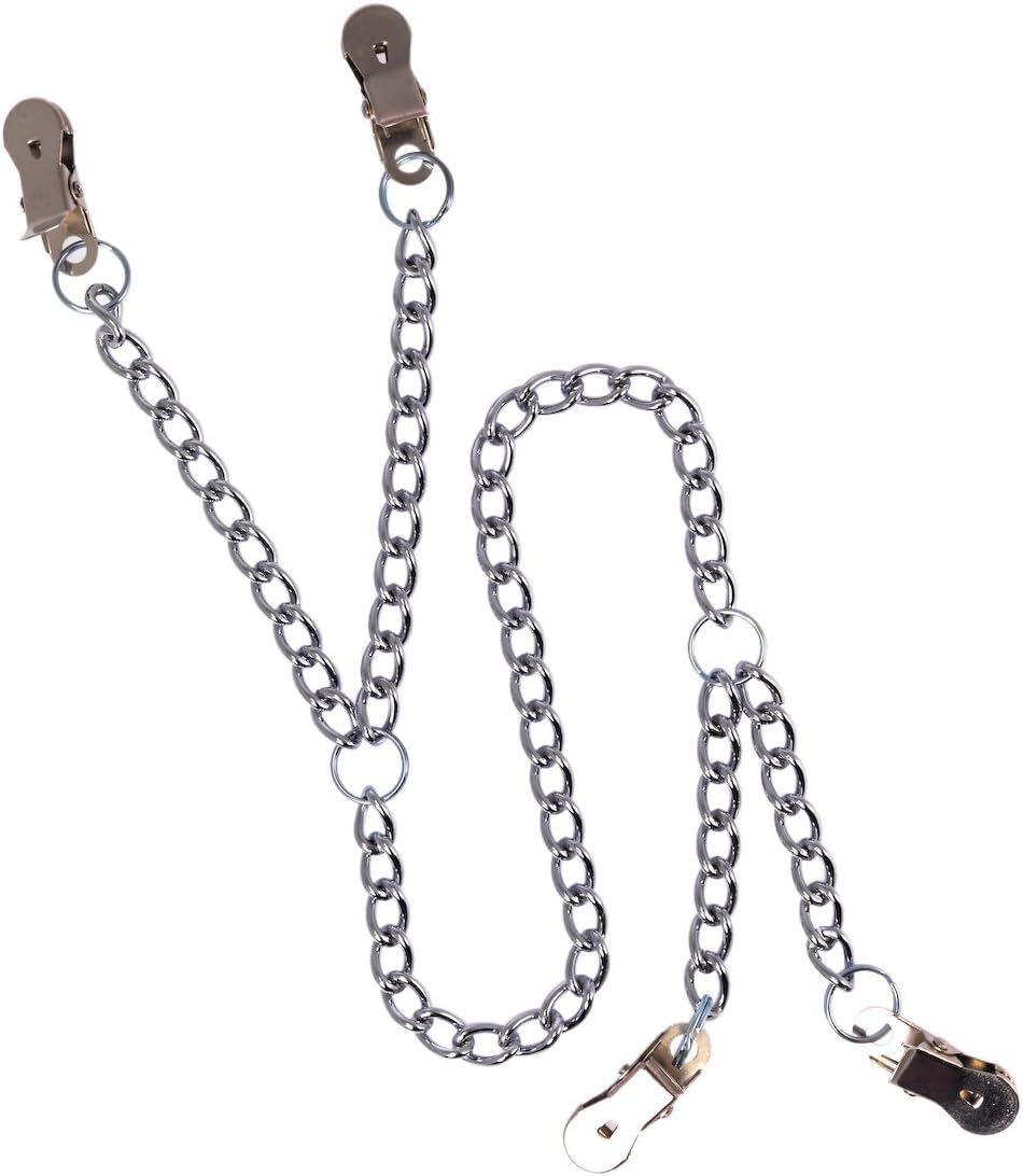 Erotic Fashion Nipple for Labia Clips, Silver Metal, Pack of 1