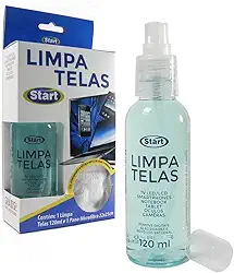 Limpa Telas com Pano Microfibra 120ml 1 UN Start Quimica