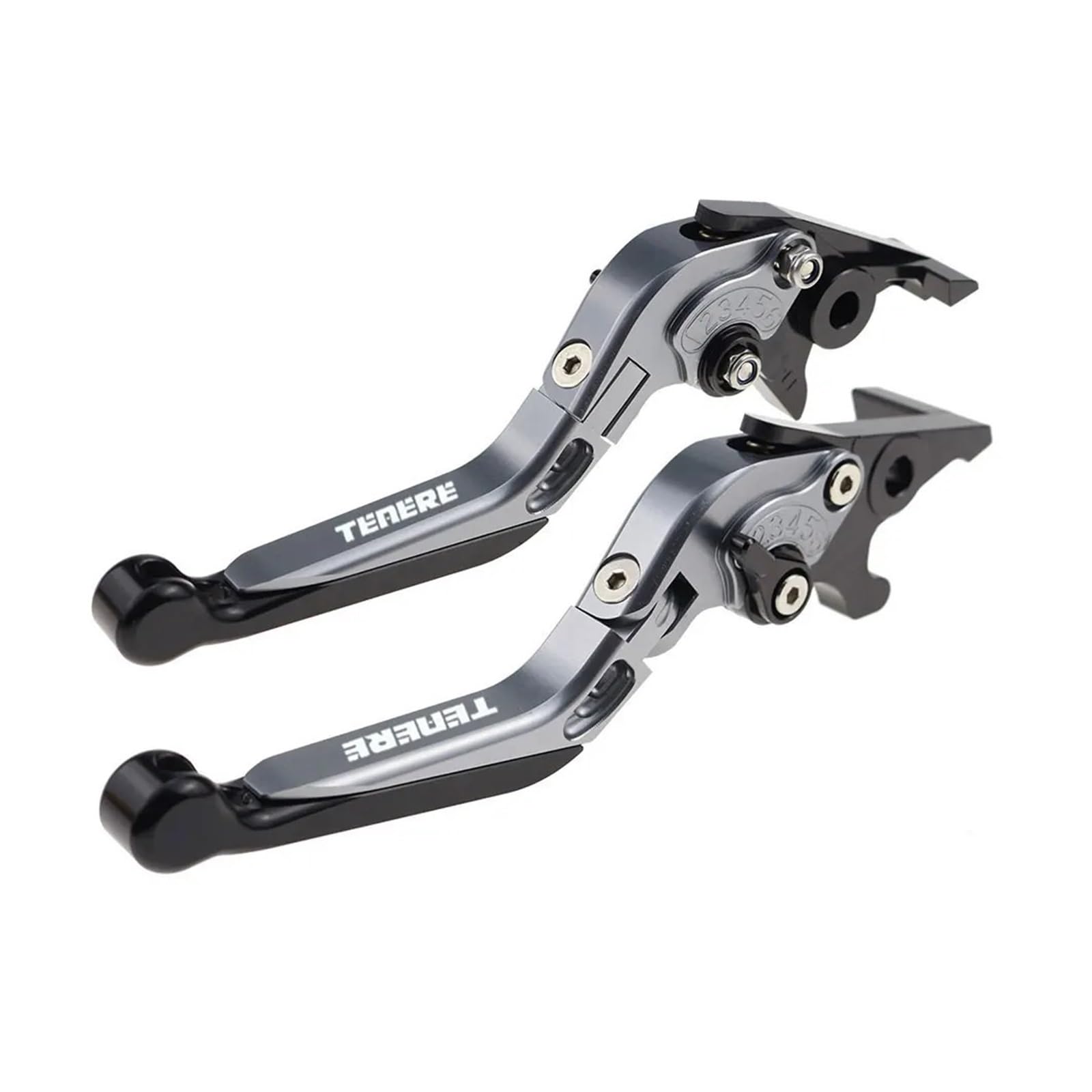 Yxbswbjd 46 Aluminum Alloy Folding Brake Lever For Tenere700 Motorcycle Folding Extendable Brake Clutch Levers(46)