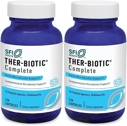 Vista 10 de Klaire Labs SFI Health Ther-Biotic Complete - Probióticos hipoalergénicos para mujeres y hombres - Suplemento probiótico estable al ácido - 12