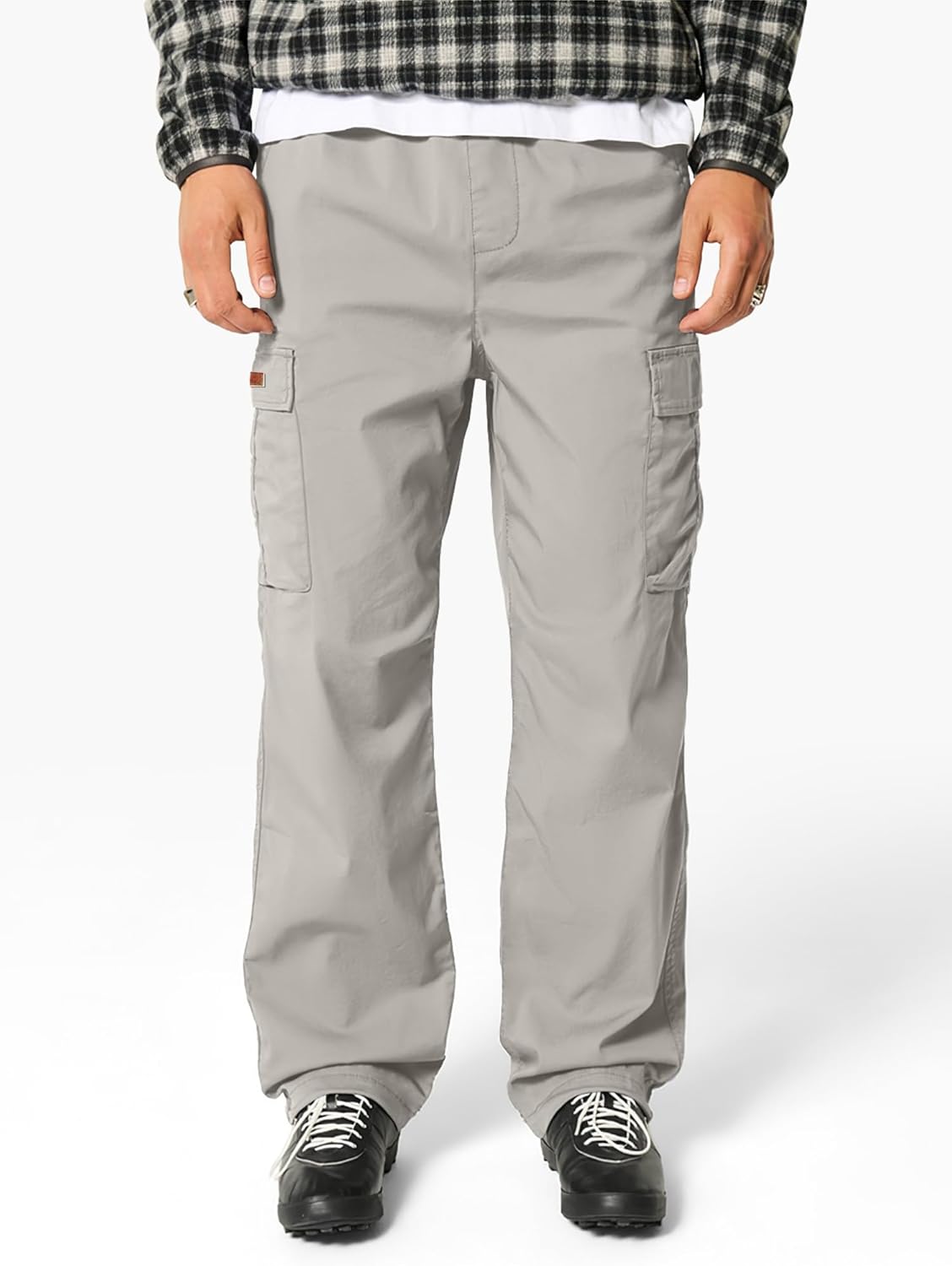 HOTake Men's Casual Cargo Sweatpants Waist Drawstring Joggers Hiking Tactical Pants for Men with Pockets - Image 8