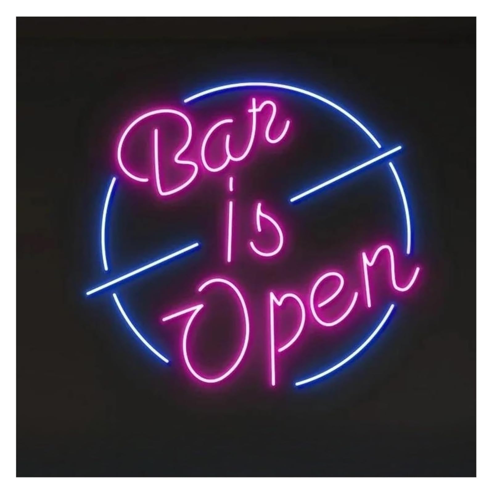 Lámpara de señal Letrero de neón con luz regulable para barra abierta, Para ideal para fiestas, salones, tiendas y hoteles