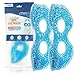 Redesigned Therapeutic Spa Gel Bead Eye Mask - Hot or Cold Reusable Ice Packs with Flexible Beads - Compress Therapy for Puffy Eyes, Dark Circles, Headaches, Migraines, Stress Relief, Facial Pain