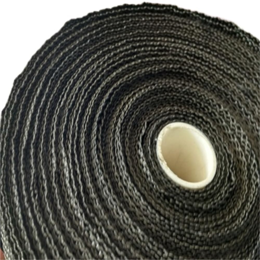Plain Weave Carbon Fiber Cloth Fabric, Plain Woven Cloth Carbon Fiber Sling 20mm 40mm 50mm Wide Width 280gsm 1pc(40mm x 5m)