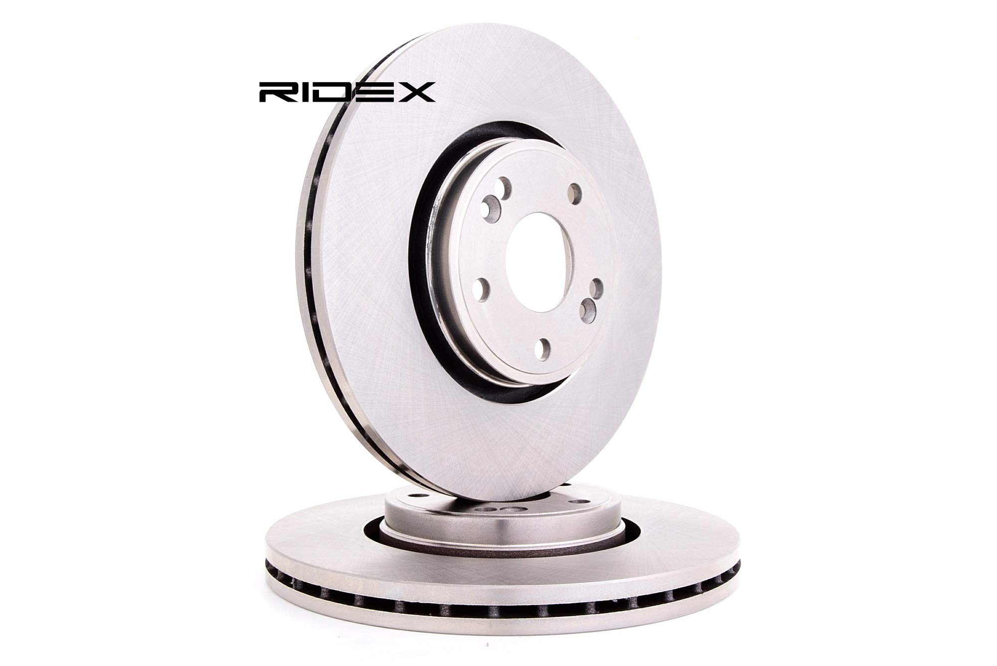 RIDEX 82B0304 2x Disco freno Anteriore senza viti/bulloni Compatibilità con RENAULT Laguna 2 BG0/1