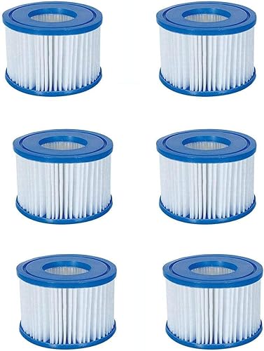 Miniatura 1 de Bestway Cartucho de repuesto para bomba de filtro de spa tipo VI (paquete de 6) (Coleman)