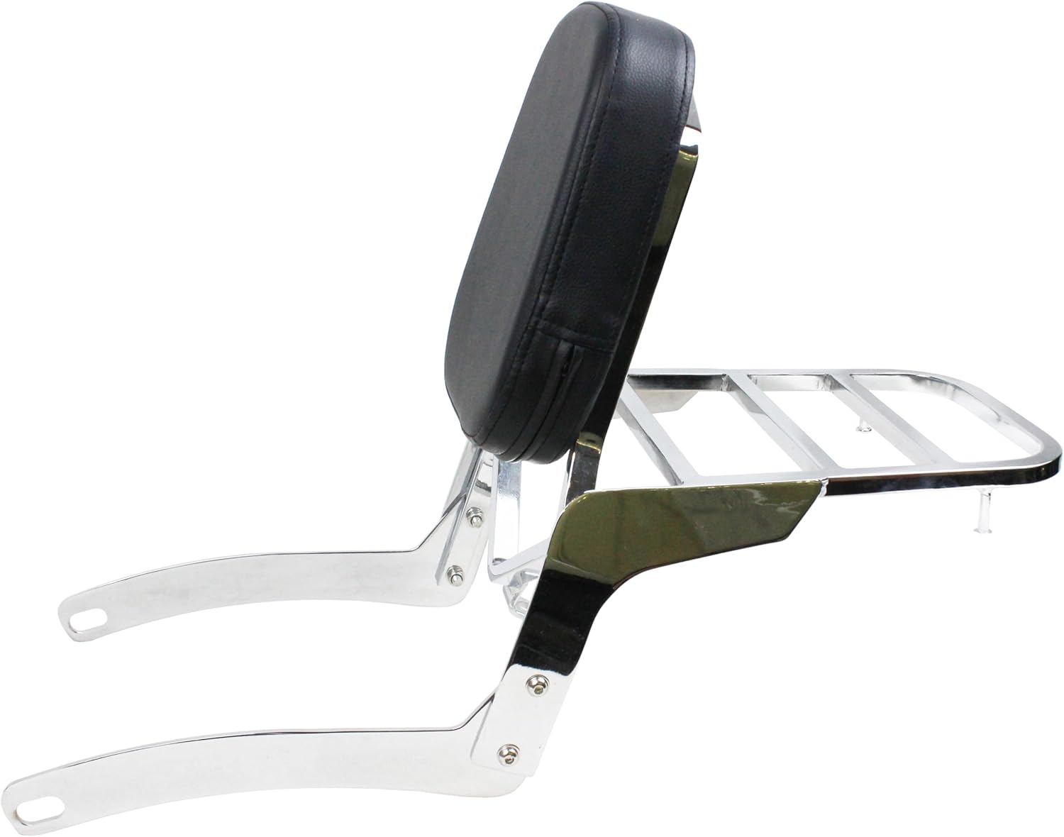 YHMOTO Rear Backrest Sissy Bar with Luggage Rack for Yamaha XV250 XV125 Virago 250 Virago 125