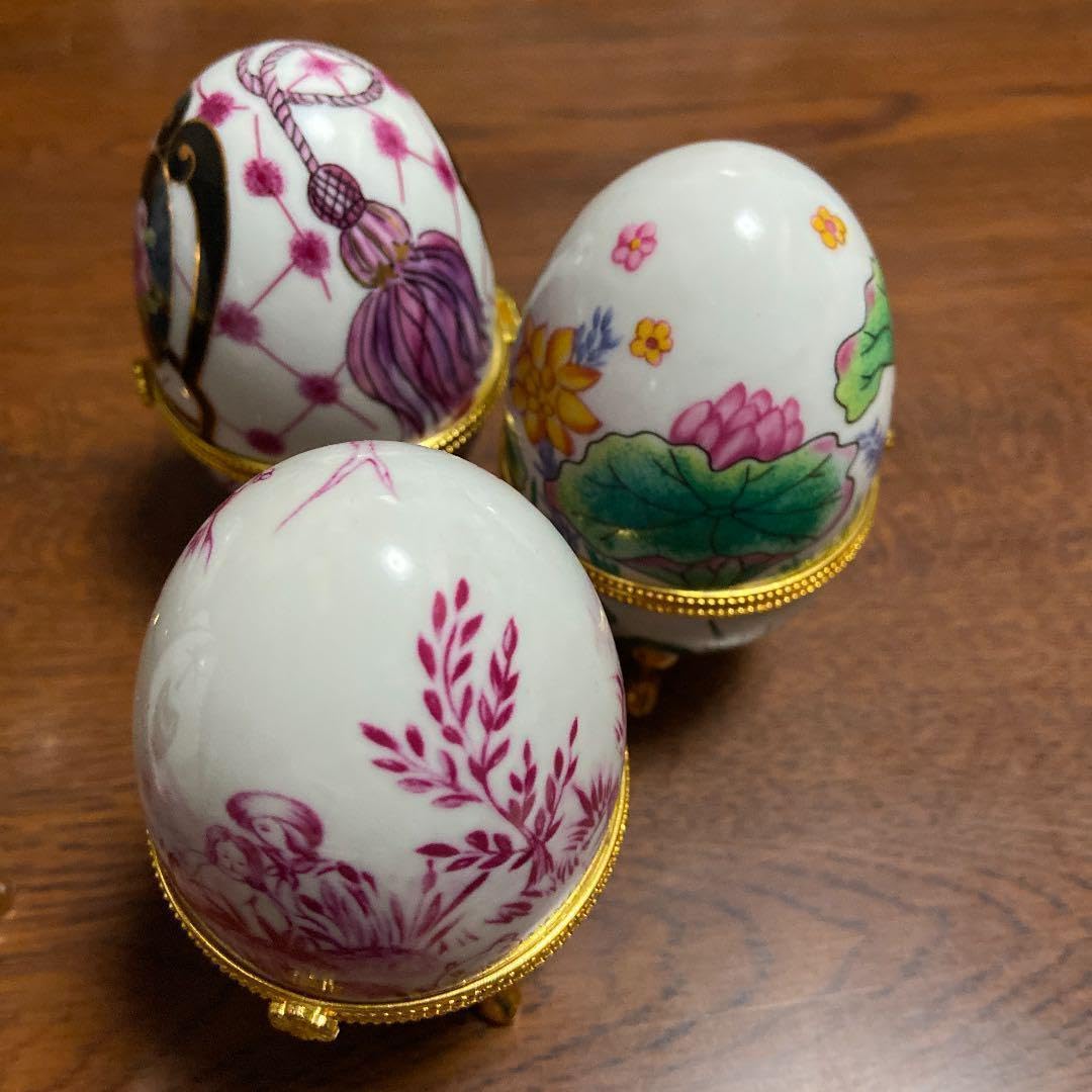 卵型アクセサリーケース置物　10個 卵型アクセサリーケース置物 10個 【公式通販】