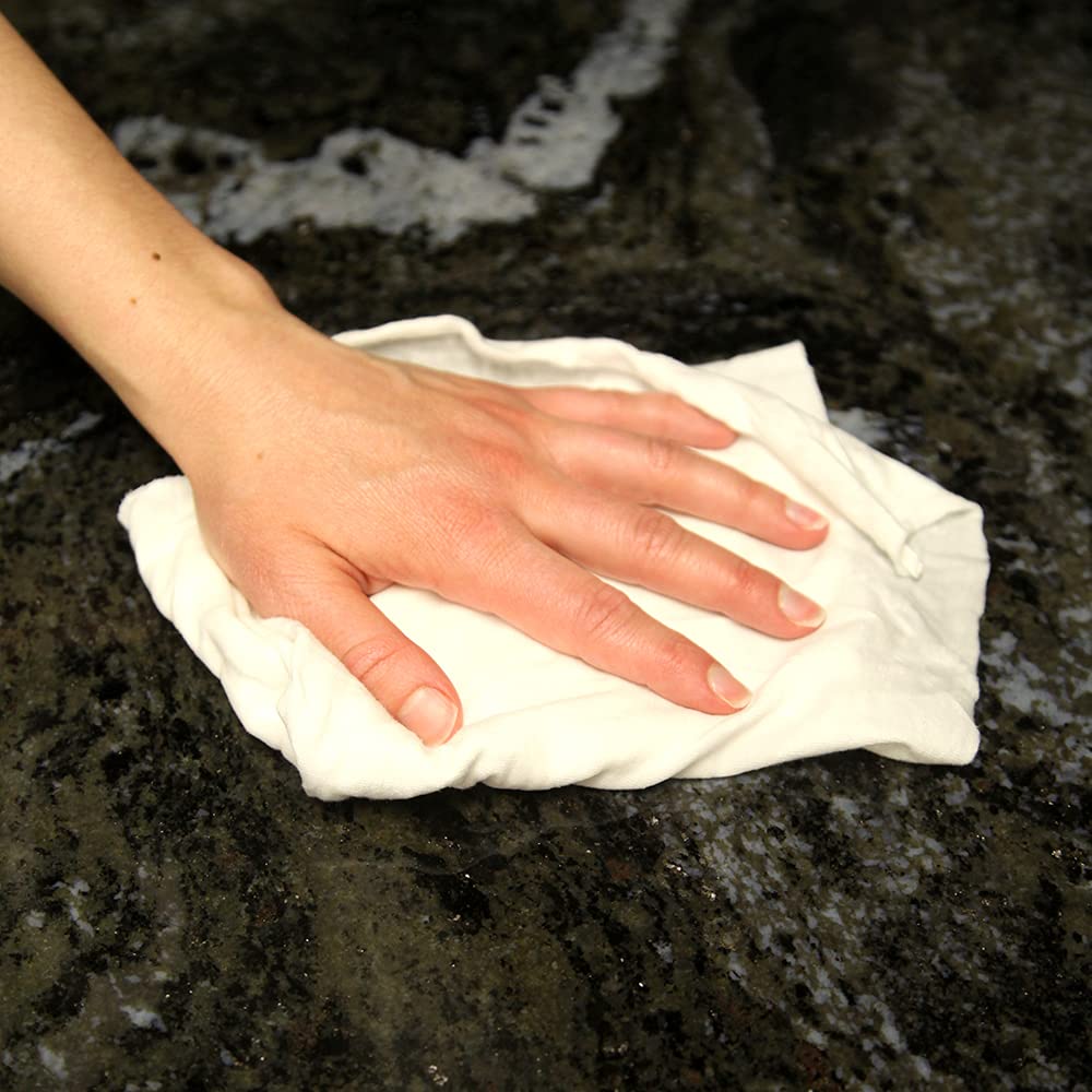 Trimaco 10817 SuperTuff White T-Shirt Rags, Knit 4lb Box, 128 Fl Oz