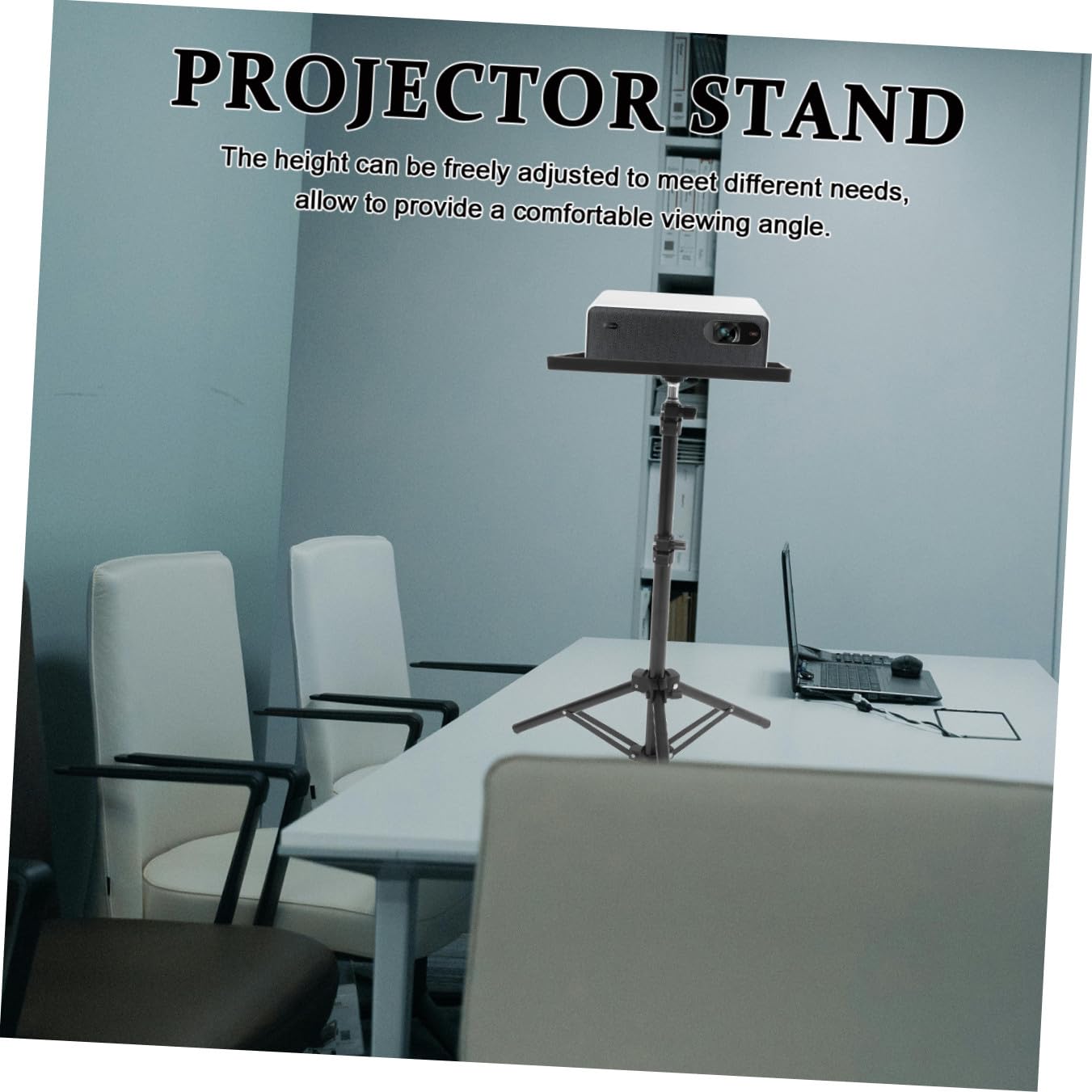 Trípode Antideslizante para de Soporte Proyector Ajustable Bandeja