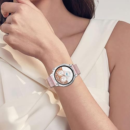 Vista 72 de Correas compatibles con Samsung Galaxy Watch de 1.81 pulgadas / Galaxy 3 de 1.77 pulgadas / Gear S3, correa de repuesto de malla metálica de acero